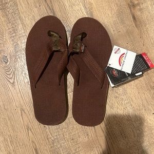 Men’s Hemp Brown Rainbow Sandals